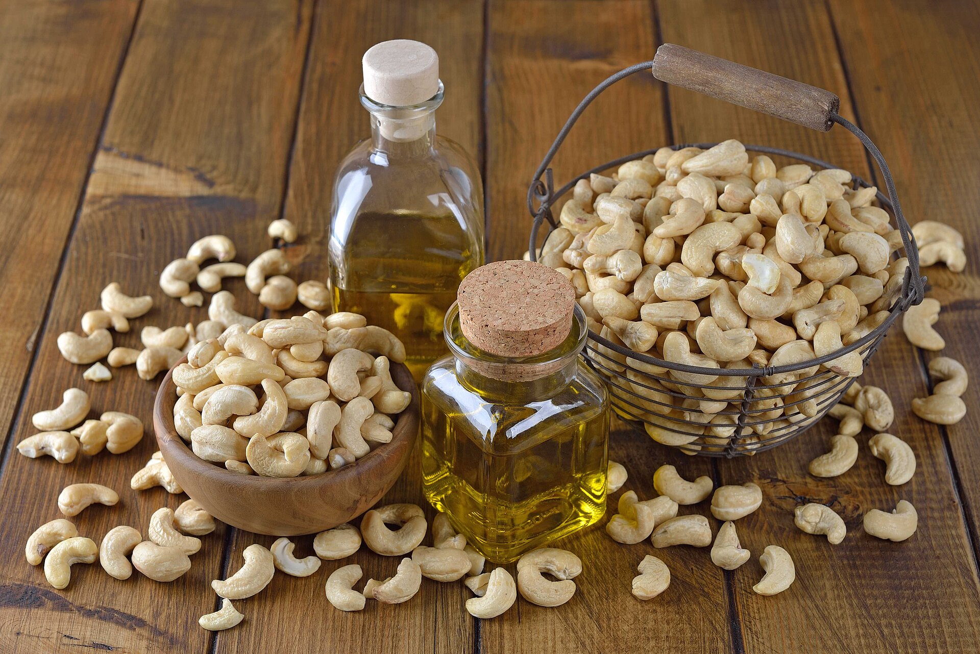 Import von Cashew-Öl